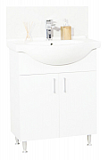 PACK BASE WITH WASHBASIN AND MIRROR SERIES 005, ECO 65CM, WHITE_1