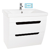 BASE AND WASHBASIN SERIES 730, 60CM, SUSPENDED WITH DRAWERS, RUSTIC WHITE_0