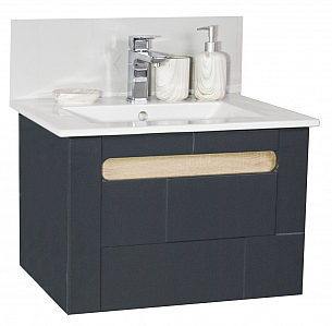BASE AND WASHBASIN, SERIES 032 60CM ANTHRACITE