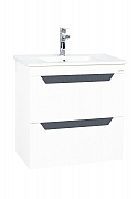 KIT MDF BASE AND WASHBASIN, SERIES 056 50CM, SUSPENDED WITH DRAWERS, WHITE ANTHRACIT_0