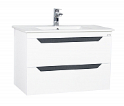 MDF BASE AND WASHBASIN, SERIES 056 80CM, SUSPENDED WITH DRAWERS, WHITE ANTHRACIT_0