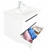 KIT MDF BASE AND WASHBASIN, SERIES 056 80CM, SUSPENDED WITH DRAWERS, WHITE ANTHRACIT_3