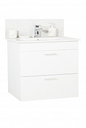 KIT BASE AND WASHBASIN, SERIES 067, suspended with drawers, 60CM, WHITE