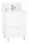 KIT BASE AND WASHBASIN, SERIES 067, with drawers, 60CM, WHITE_0