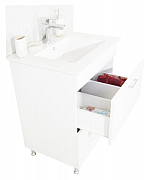 KIT BASE AND WASHBASIN, SERIES 067, with drawers, 50CM, WHITE_1