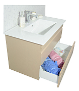 BASE AND WASHBASIN SERIES 086, 80CM, SUSPENDED WITH DRAWERS, CAPPUCINO_2