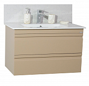 BASE AND WASHBASIN SERIES 086, 80CM, SUSPENDED WITH DRAWERS, CAPPUCINO_0