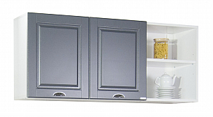 Hang up kitchen cabinet SQUARE 120CM, MDF, ANTHRACITE
