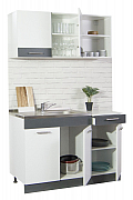 Kitchen set Sarona 120,02cm, white/ANTHRACIT_1