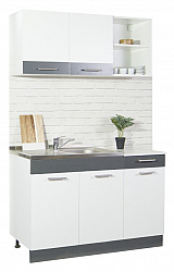Kitchen set Sarona 120,02cm, white/ANTHRACIT