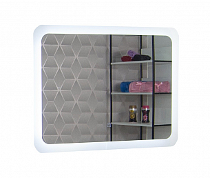MIRROR WITH LED LIGHTING AND TOUCH SWITCH, MD2, 80 * 60CM