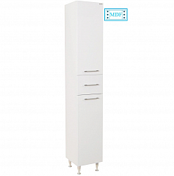 TALL CABINET SERIES 010, VARNISHED MDF, WHITE