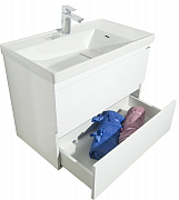 BASE AND WASHBASIN SERIES 286  80CM SUSPENDED DRAWERS WHITE_1
