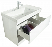 BASE AND WASHBASIN SERIES 286  80CM SUSPENDED DRAWERS WHITE_2