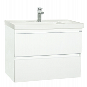 BASE AND WASHBASIN SERIES 286  80CM SUSPENDED DRAWERS WHITE_0
