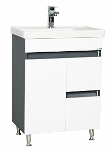 BASE AND WASHBASIN SERIES 288, 60CM, ANTHRACITE