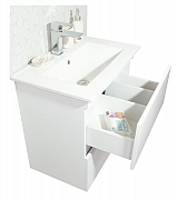 BASE AND WASHBASIN SERIES 386, SUSPENDED WITH DRAWERS 60CM, WHITE_2