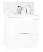 BASE AND WASHBASIN SERIES 386, SUSPENDED WITH DRAWERS 60CM, WHITE_0