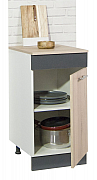 Bottom kitchen cabinet SARONA 40cm, chipboard, SONOMA/ANTHRACIT_1