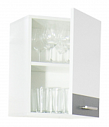 Hang up kitchen cabinet SARONA 40cm, chipboard, white/anthracite_1