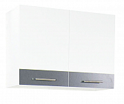 Hang up kitchen cabinet SARONA 60cm, chipboard, white/anthracite_0