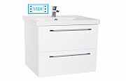 MDF BASE AND WASHBASIN KIT SERIES 754, 70CM SUSPENDED WITH DRAWERS, WHITE_0
