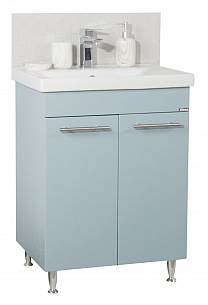 MDF BASE AND WASHBASIN SERIES, 754, 60CM, RUSTIC BLUE