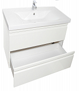 BASE AND WASHBASIN SERIES 786, 65CM, SUSPENDED WITH DRAWERS, WHITE_1