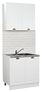 BASE CABINET KITCHEN SQUARE 80 CM WITH DOORS MDF WHITE_3