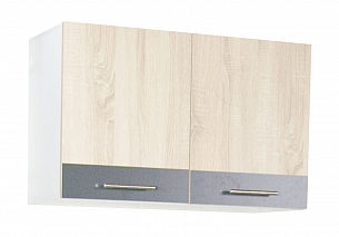 Hang up kitchen cabinet SARONA 80cm, chipboard, sonoma/anthracite