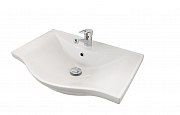 BASE AND WASHBASIN SERIES 130, 55CM, SUSPENDED, WHITE_2