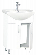 PACK BASE WITH WASHBASIN AND MIRROR SERIES 005, ECO 50CM, WHITE_2
