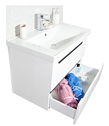 KIT MDF BASE AND WASHBASIN, SERIES 756 70CM, SUSPENDED WITH DRAWERS, WHITE ANTHRACIT_2
