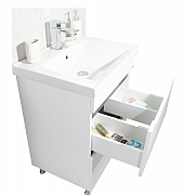 MDF BASE AND WASHBASIN, SERIES 756 60CM, DRAWERS, WHTE ANTHRACIT_2