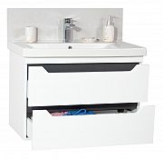 MDF BASE AND WASHBASIN, SERIES 756 80CM, SUSPENDED WITH DRAWERS, WHITE ANTHRACIT_1