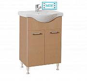 MDF BASE AND WASHBASIN SERIES 153, 65CM, CAPUCCINO_0