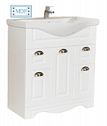 BASE AND WASHBASIN SERIES 172, 75CM, RUSTIC WHITE_0