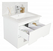 BASE AND WASHBASIN SERIES 009 60 CM SUSPENDED WITH DRAWERS WHITE_1