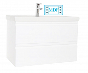 BASE AND WASHBASIN SERIES 786, 100CM, SUSPENDED WITH DRAWERS, WHITE_0