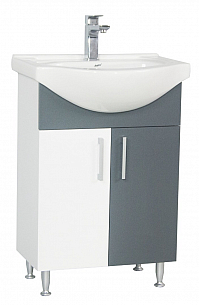 BASE AND WASHBASIN SERIES 001, ECO 60 ANTHRACITE M