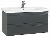 BASE AND WASHBASIN KIT SERIES 786, 90CM, SUSPENDED WITH DRAWERS, ANTHRACITE_0