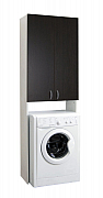 Washing machine tall cabinet kit, White/Wenge_1