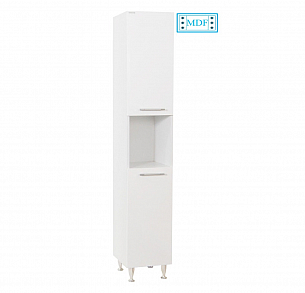 TALL CABINET, SOLE, 2 DOORS, WHITE