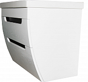 BASE AND WASHBASIN SERIES 730, 60CM, SUSPENDED WITH DRAWERS, RUSTIC WHITE_1
