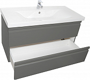 BASE AND WASHBASIN KIT SERIES 786, 90CM, SUSPENDED WITH DRAWERS, ANTHRACITE_3