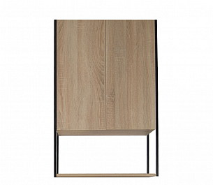 CABINET WITH METAL FRAME, SERIES 760, ANTHRACIT / SONOMA