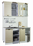 MDF Kitchen cabinet set 140cm, rustic beech_1