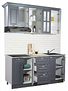 MDF Kitchen cabinet set  SQUARE 160.01cm, anthracit_1