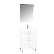 PACK BASE WITH WASHBASIN AND MIRROR SERIES 005, ECO 60CM, WHITE_0