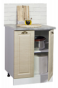 BASE CABINET KITCHEN SQUARE 60 CM WITH DOORS MDFRUSTIC BEECH_1